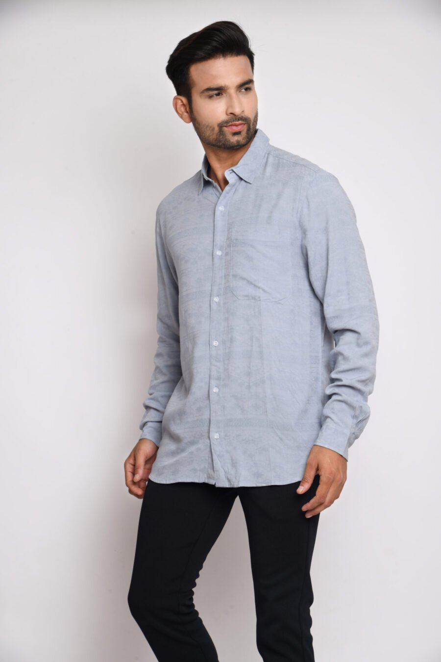 LS Textured Shirt – Top Shelf Fashion